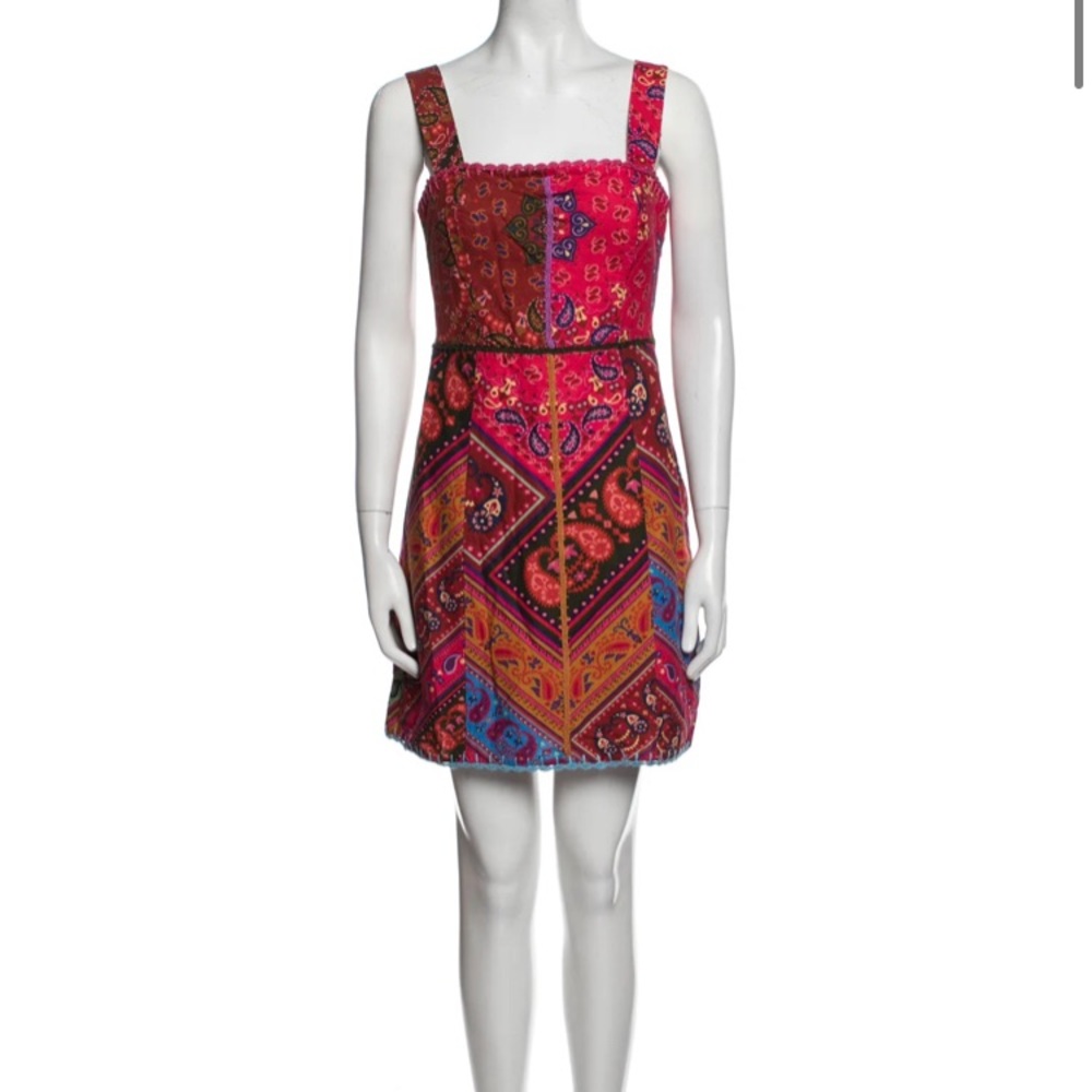 Farm Rio Mini Bandana Print Dress